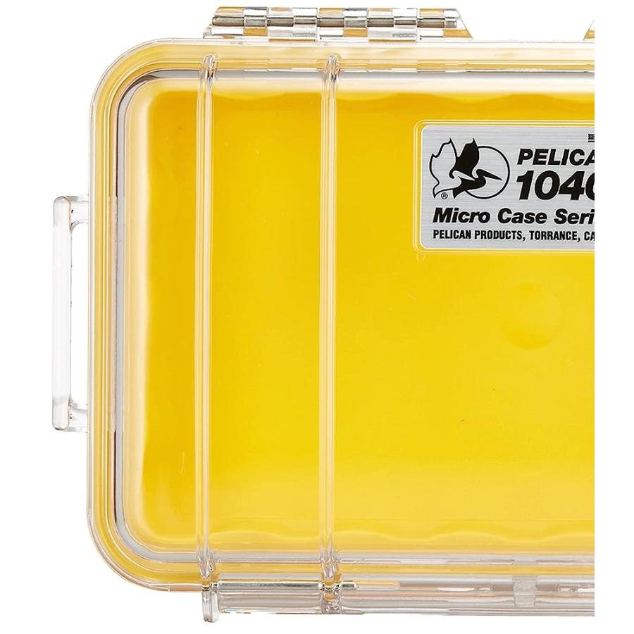 PELICAN 1040-027-100 1040 MICRO CASE (YELLOW/CLEAR) | PELICAN PRODUCTS | 01
