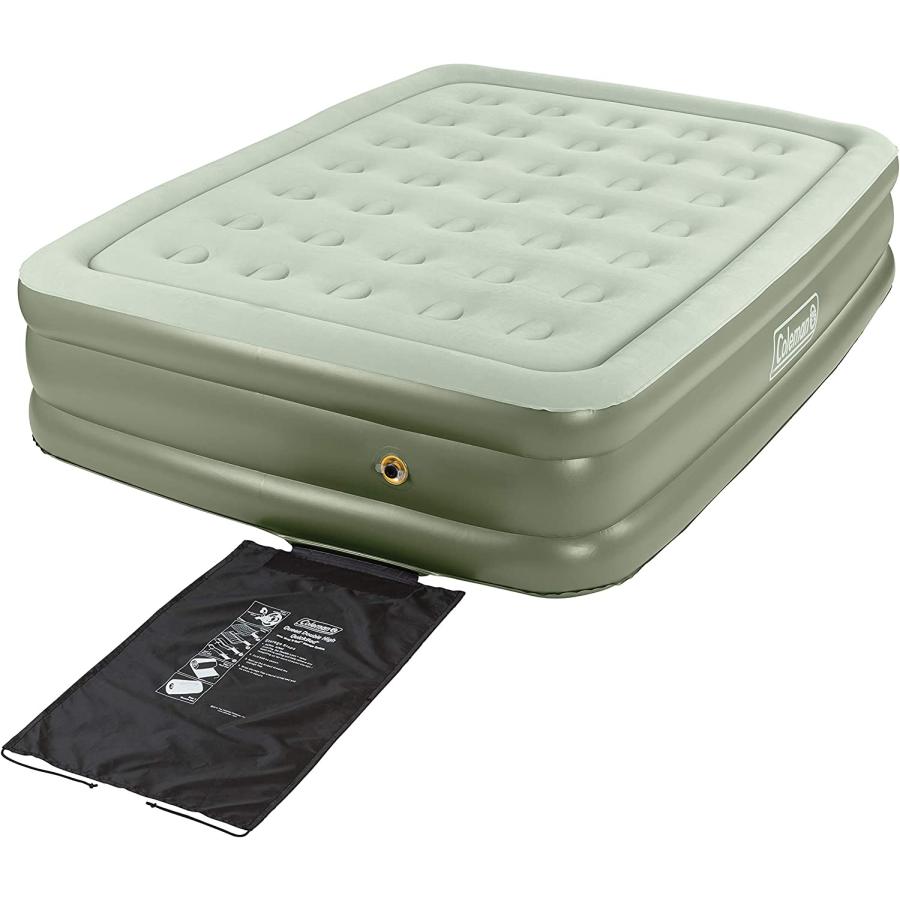 Coleman Air Mattress Double-High SupportRest Air Bed for Indoor or Outdoor Use , Green｜usdirectmax｜03