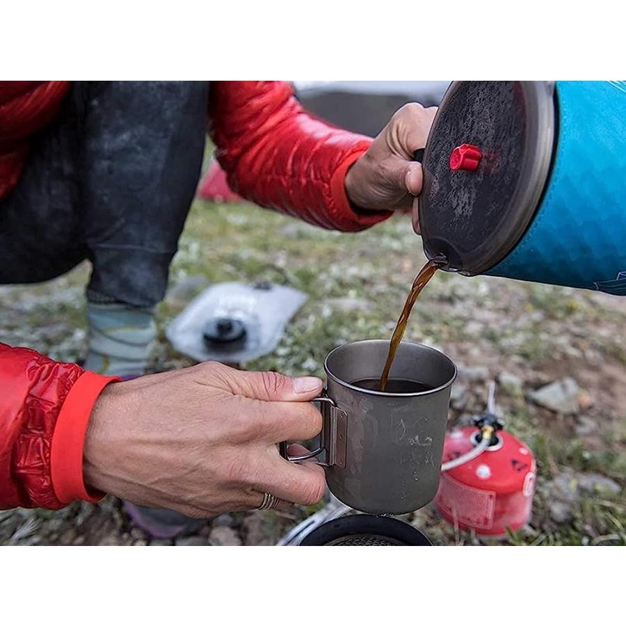 MSR WINDBURNER COFFEE PRESS KIT, 1.8-LITER, RED | MSR | 03