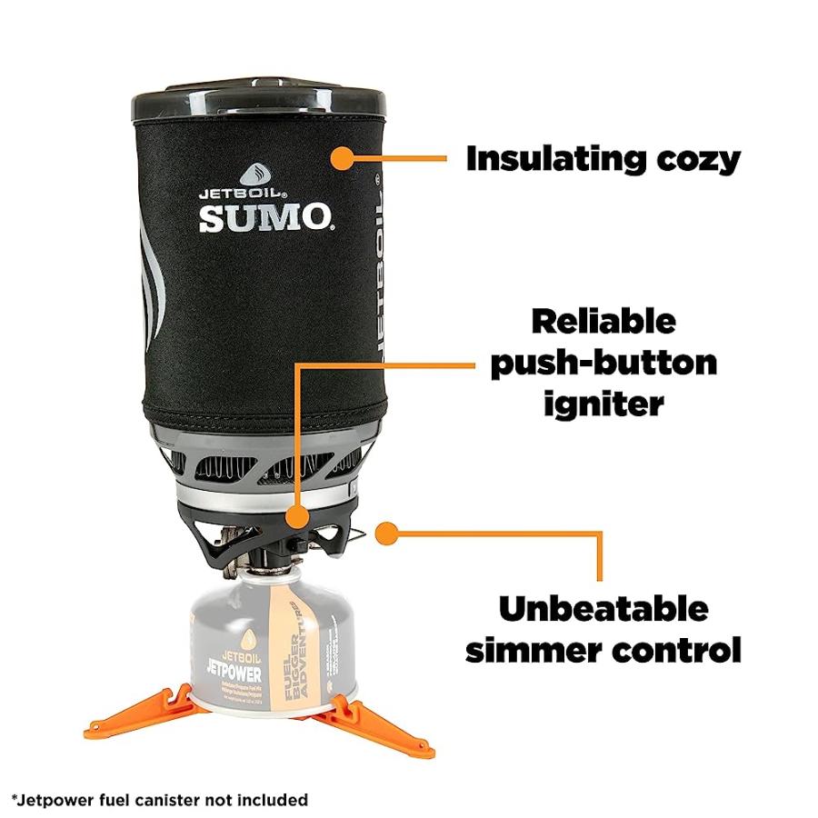 JETBOIL SUMO CAMPING AND BACKPACKING STOVE COOKING SYSTEM | JETBOIL | 02