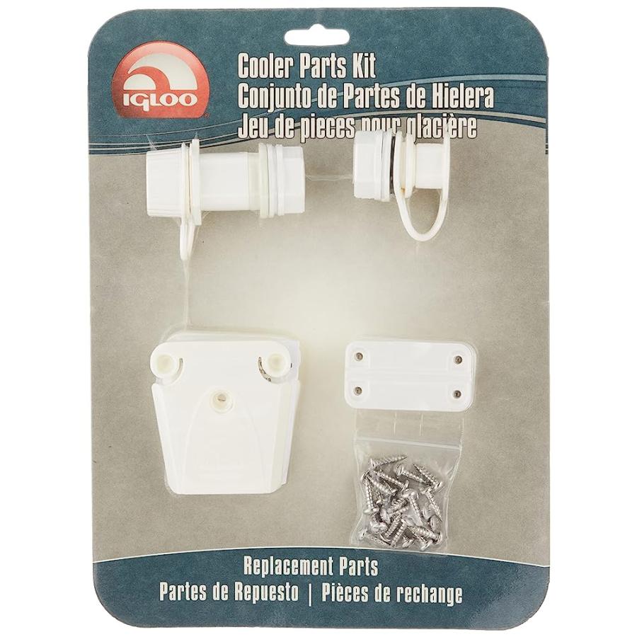 IGLOO PARTS KIT FOR ICE CHESTS, WHITE, 8.5" X 2" X 9" | igloo