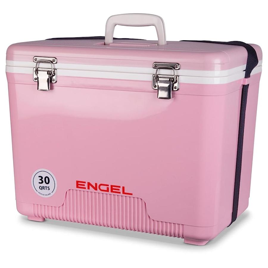 ENGEL UC30 30QT LEAK-PROOF, AIR TIGHT, DRYBOX COOLER AND HARD SHELL LUNCHBOX FOR MEN AND WOMEN IN PINK |  | 02