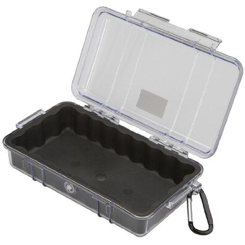 PELICAN 1060 MICRO CASE - FOR IPHONE, GOPRO, CAMERA, AND MORE (BLACK/CLEAR) | PELICAN PRODUCTS | 01