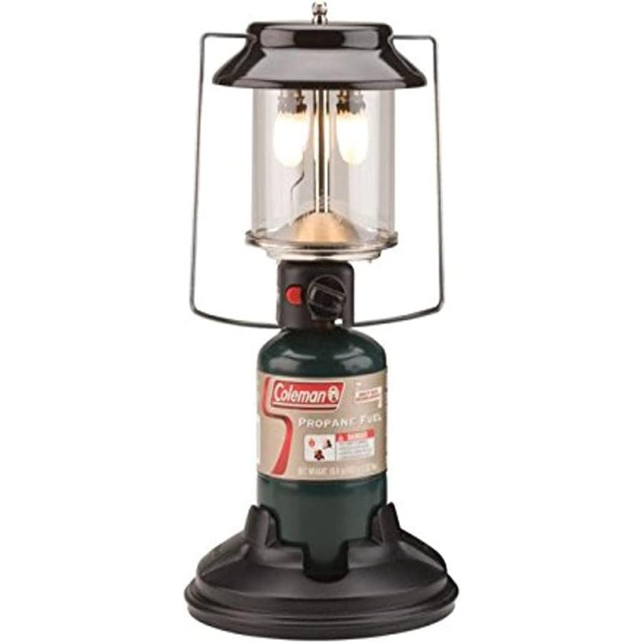 Coleman Gas Lantern 1000 Lumens QuickPack 2-Mantle Propane Lantern with Carry Case | Coleman