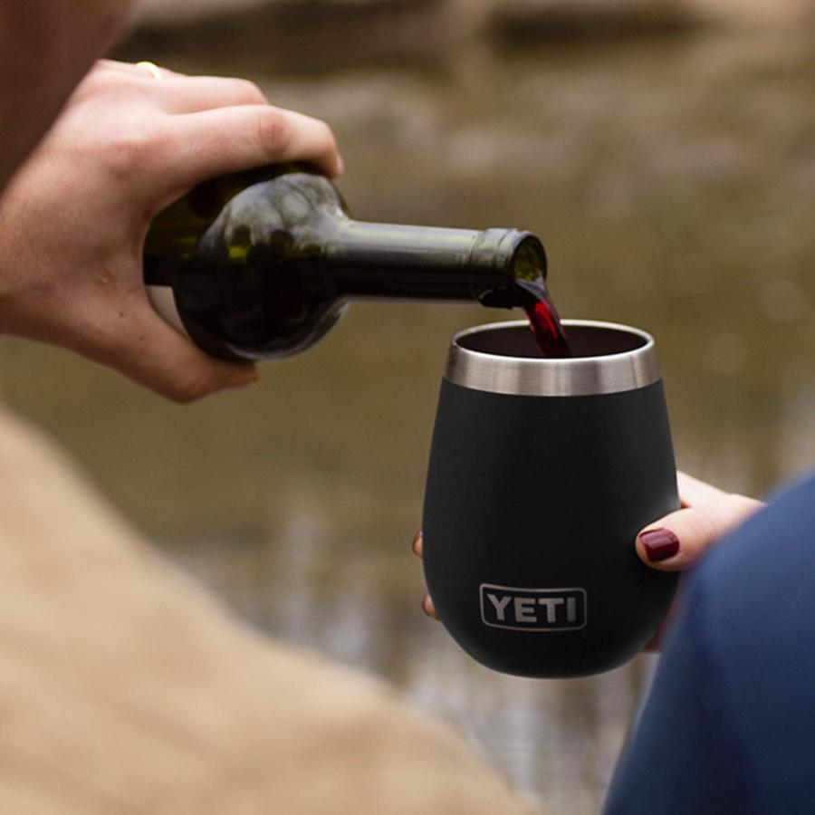 YETI Rambler 10オンス ワインタンブラー 真空断熱 ステンレス製、ブラック | YETI | 04