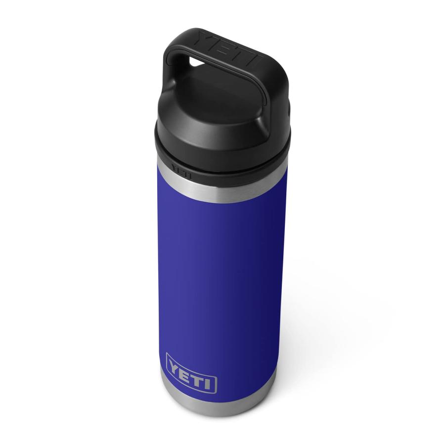 YETI Rambler 18オンス ボトル キャップ付き 真空断熱 ステンレス製、オフショアブルー | YETI | 02