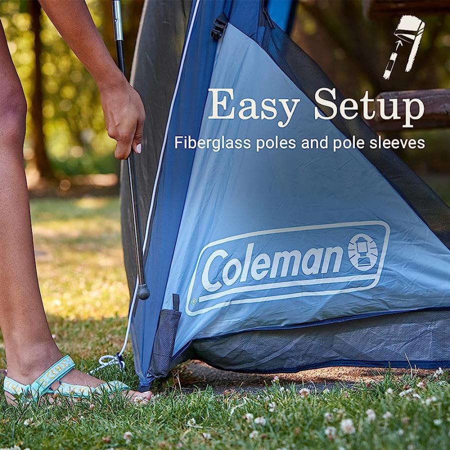 COLEMAN SKYSHADE SCREEN DOME CANOPY TENT, 10 X 10 SHADE CANOPY, UPF 50+ OUTDOOR CANOPY TENT FOR CAMPING, TAILGATING, AND BEACH SHADE, BLUE NIGHTS | Coleman | 03