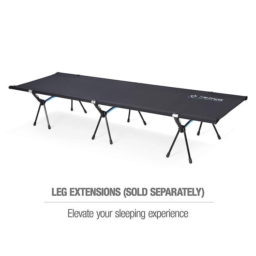 HELINOX COT ONE LIGHTWEIGHT, COMPACT, COLLAPSIBLE, PORTABLE CAMPING COT, LONG, BLACK | Helinox | 06