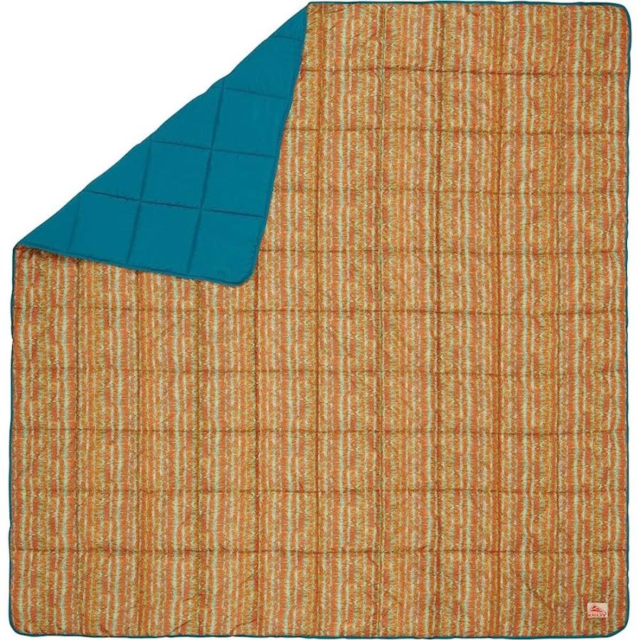 KELTY BIGGIE 2-PERSON INDOOR/OUTDOOR INSULATED CAMPING BLANKET TRAVEL THROW TWO PERSON LARGE SIZE, GROUND COVERING, CONCERT BLANKET, STUFF SACK I | KELTY