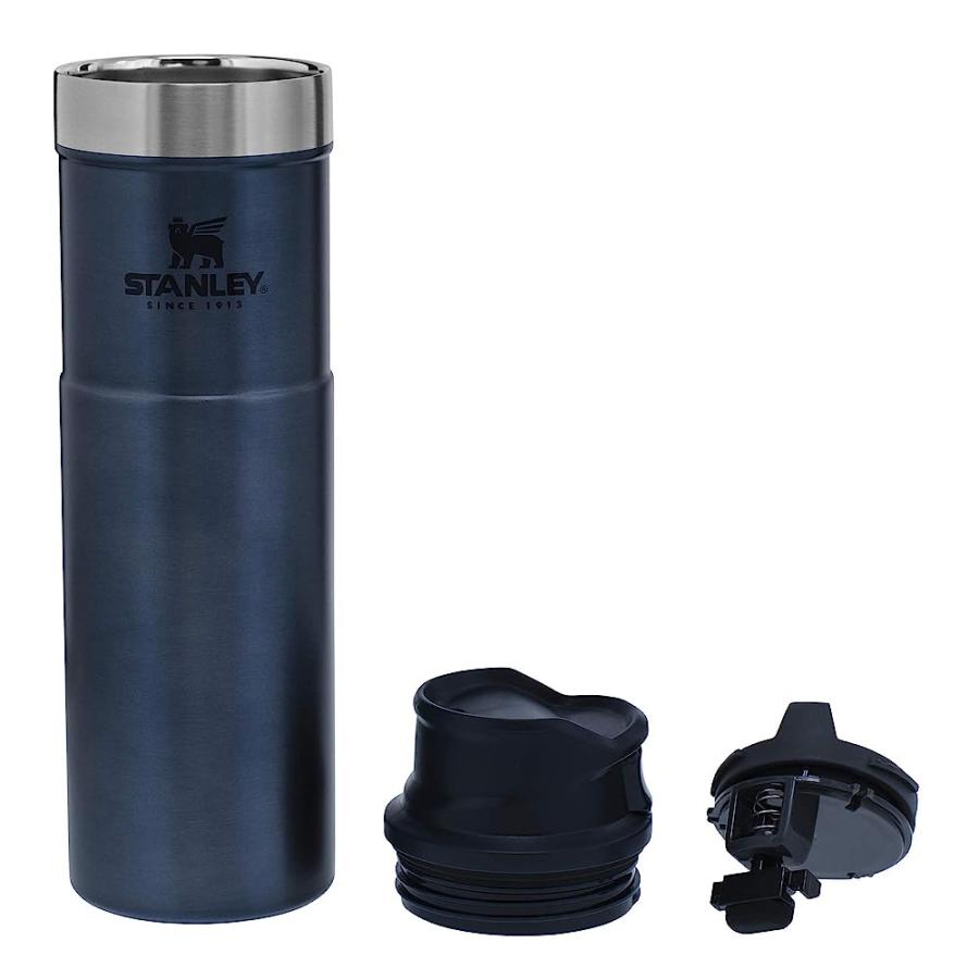 STANLEY CLASSIC TRIGGER ACTION TRAVEL MUG 20 OZ LEAK PROOF + PACKABLE HOT & COLD THERMOS BPA FREE STAINLESS-STEEL TRAVEL CUP, NIGHTFALL, 1 COUNT | STANLEY | 03