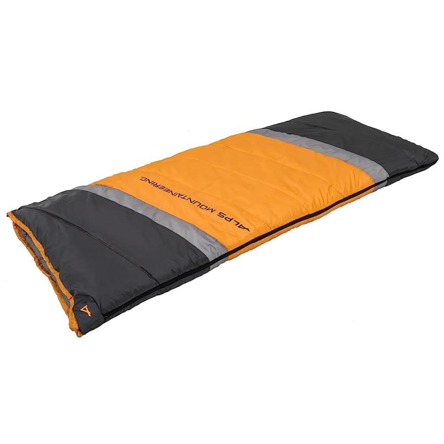 ALPS MOUNTAINEERING ZEST +30° RECTANGLE SLEEPING BAG, APRICOT/CHARCOAL | ALPS MOUNTAINEERING | 02