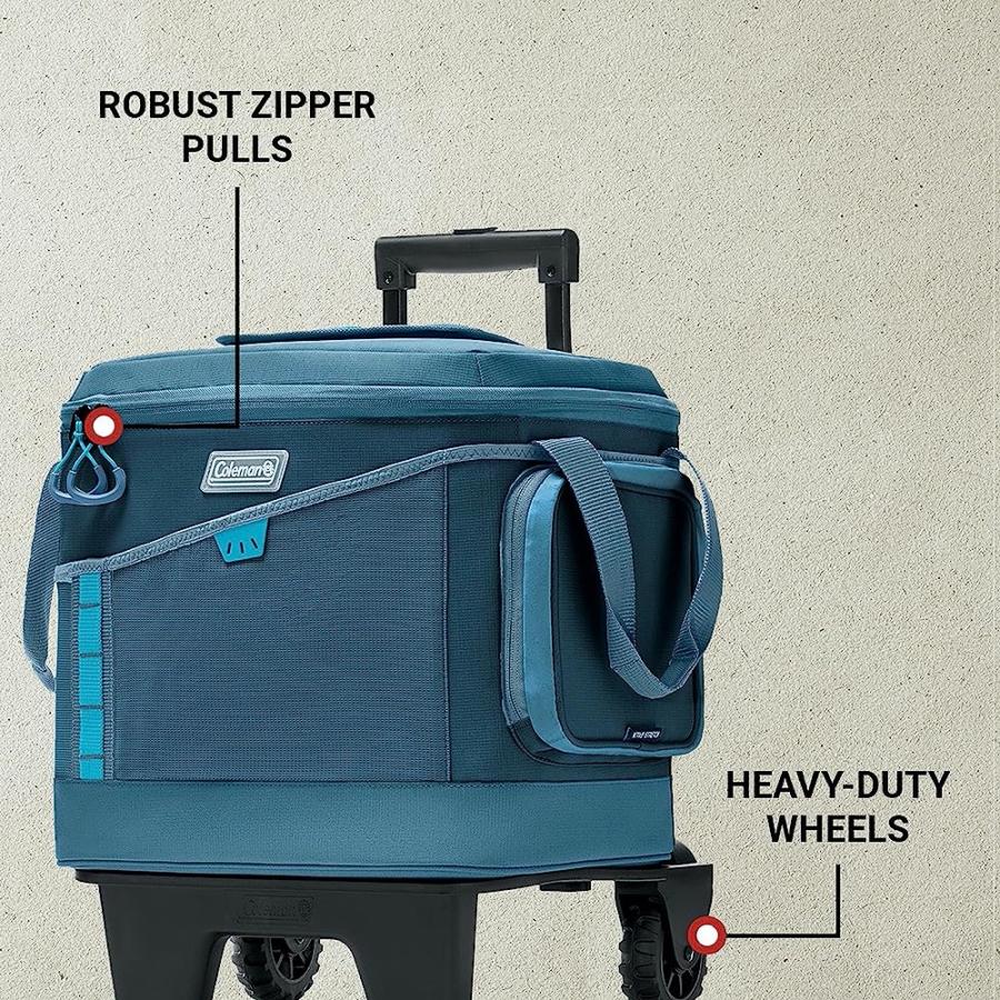 COLEMAN SPORTFLEX SOFT COOLER WITH 4WAY STRETCH MESH POCKETS, EXPANDABLE ACTIVE STRETCH SIDE POCKETS, COOLER BAG, SOFT SIDED COOLER, INSULATED LU | Coleman | 03