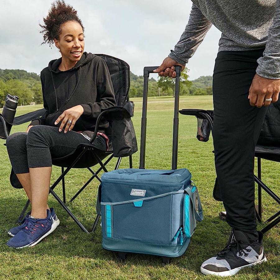 COLEMAN SPORTFLEX SOFT COOLER WITH 4WAY STRETCH MESH POCKETS, EXPANDABLE ACTIVE STRETCH SIDE POCKETS, COOLER BAG, SOFT SIDED COOLER, INSULATED LU | Coleman | 06