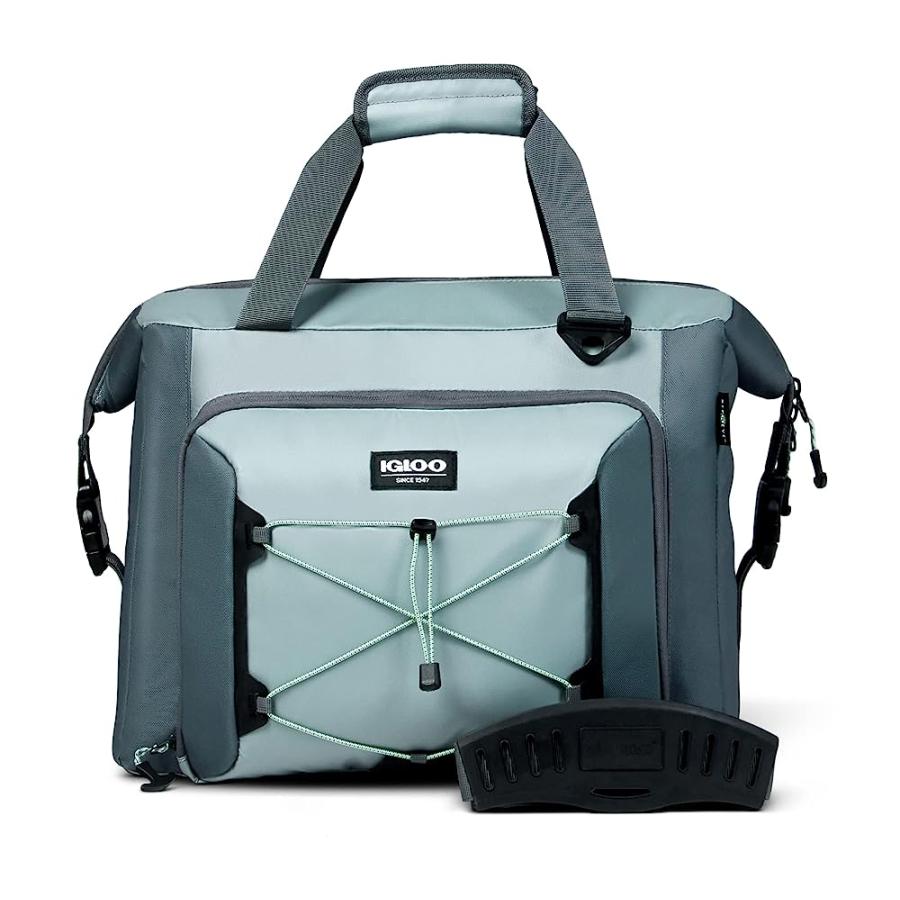 IGLOO GRAY 36 CAN SOFTSIDED SNAPDOWN VOYAGER BAG | igloo