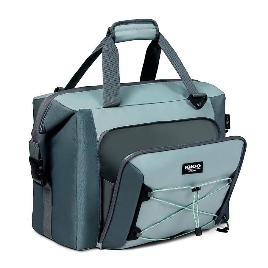 IGLOO GRAY 36 CAN SOFTSIDED SNAPDOWN VOYAGER BAG | igloo | 02