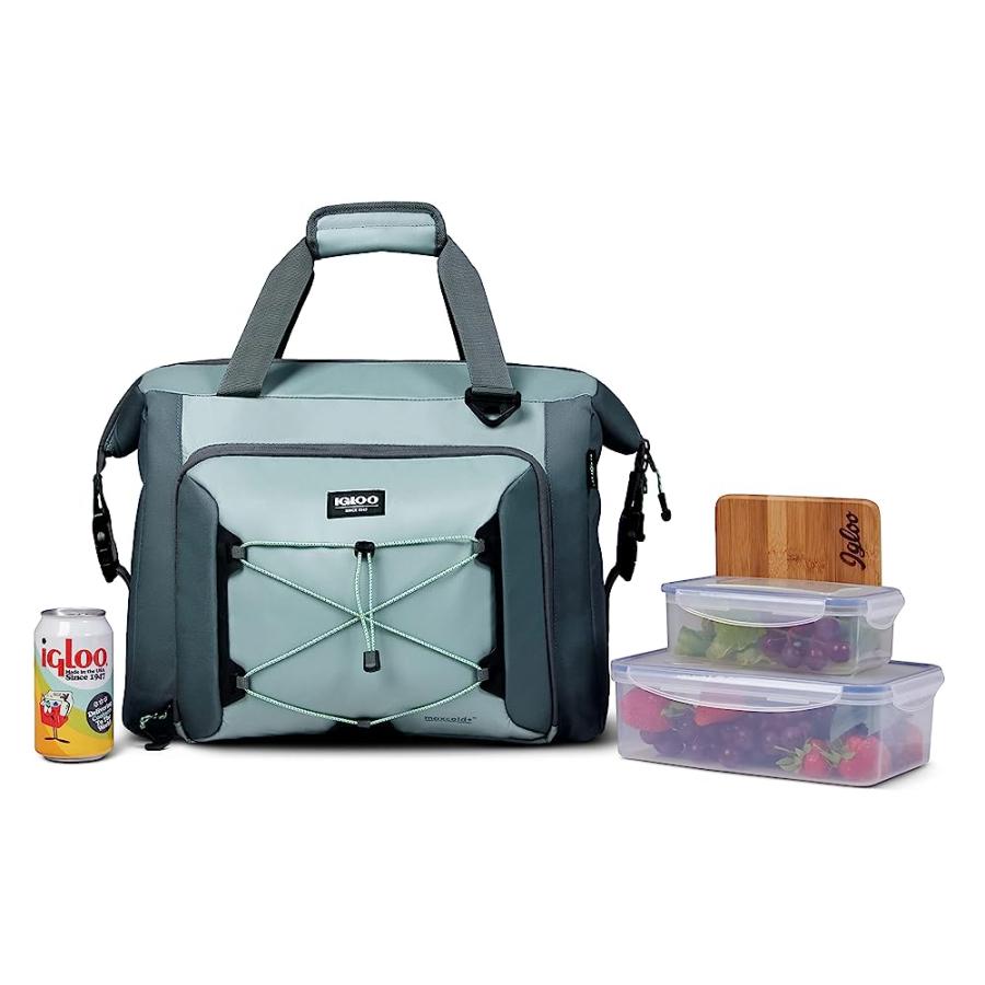 IGLOO GRAY 36 CAN SOFTSIDED SNAPDOWN VOYAGER BAG | igloo | 04