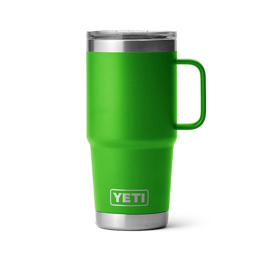 YETI RAMBLER 20 OZ TRAVEL MUG, STAINLESS STEEL, VACUUM INSULATED WITH STRONGHOLD LID, CANOPY GREEN | YETI | 03
