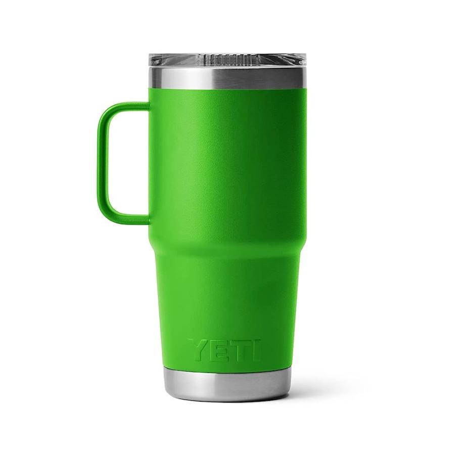 YETI RAMBLER 20 OZ TRAVEL MUG, STAINLESS STEEL, VACUUM INSULATED WITH STRONGHOLD LID, CANOPY GREEN | YETI | 06