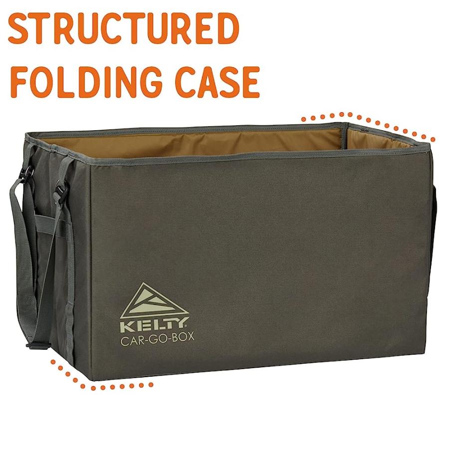 KELTY CAR-GO-BOX CAMPING, TAILGATING, TRAVEL ORGANIZATION KIT FOR TRUCKS, VANS, SUVS, CARS COLOR CODED PACKING CUBES, RUGGED FABRIC, 45L | KELTY | 04