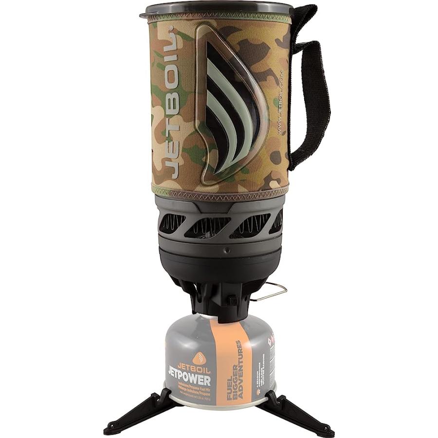 JETBOIL FLASH CAMPING AND BACKPACKING STOVE COOKING SYSTEM, CAMO BROWN | JETBOIL