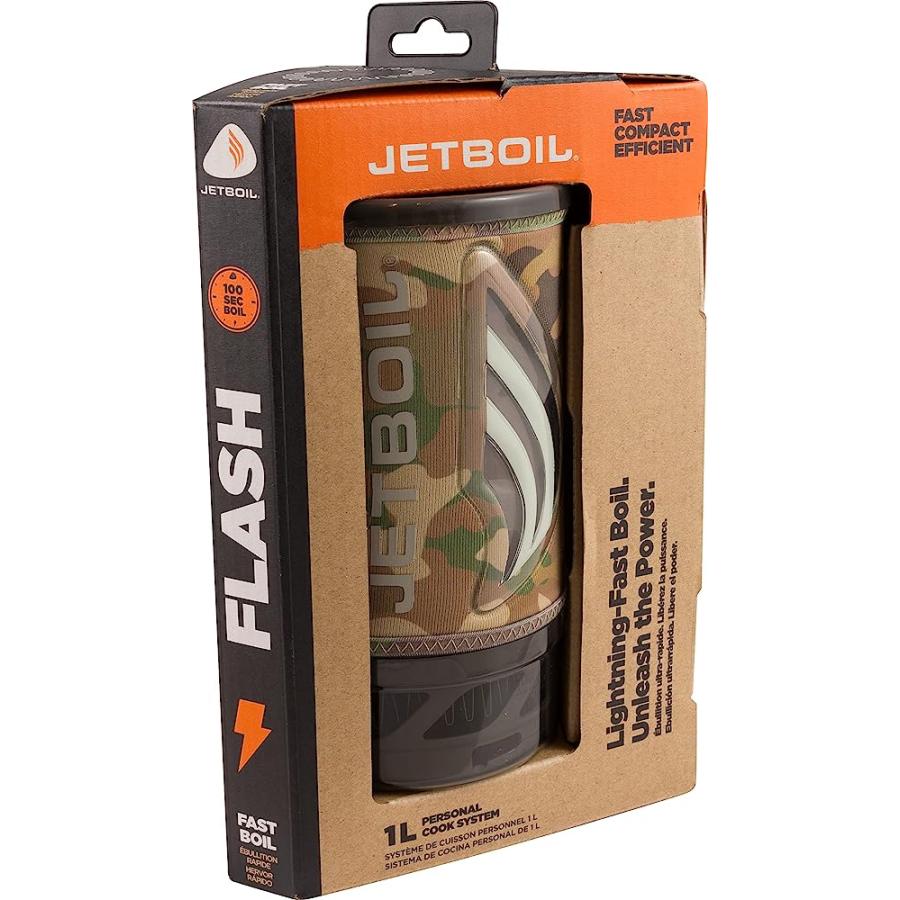 JETBOIL FLASH CAMPING AND BACKPACKING STOVE COOKING SYSTEM, CAMO BROWN | JETBOIL | 06