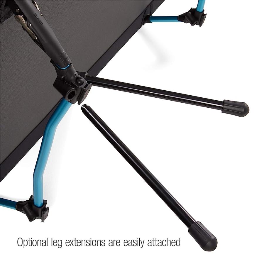 HELINOX COT MAX LIGHTWEIGHT, COMPACT, COLLAPSIBLE, PORTABLE CAMPING COT, BLACK | Helinox | 06