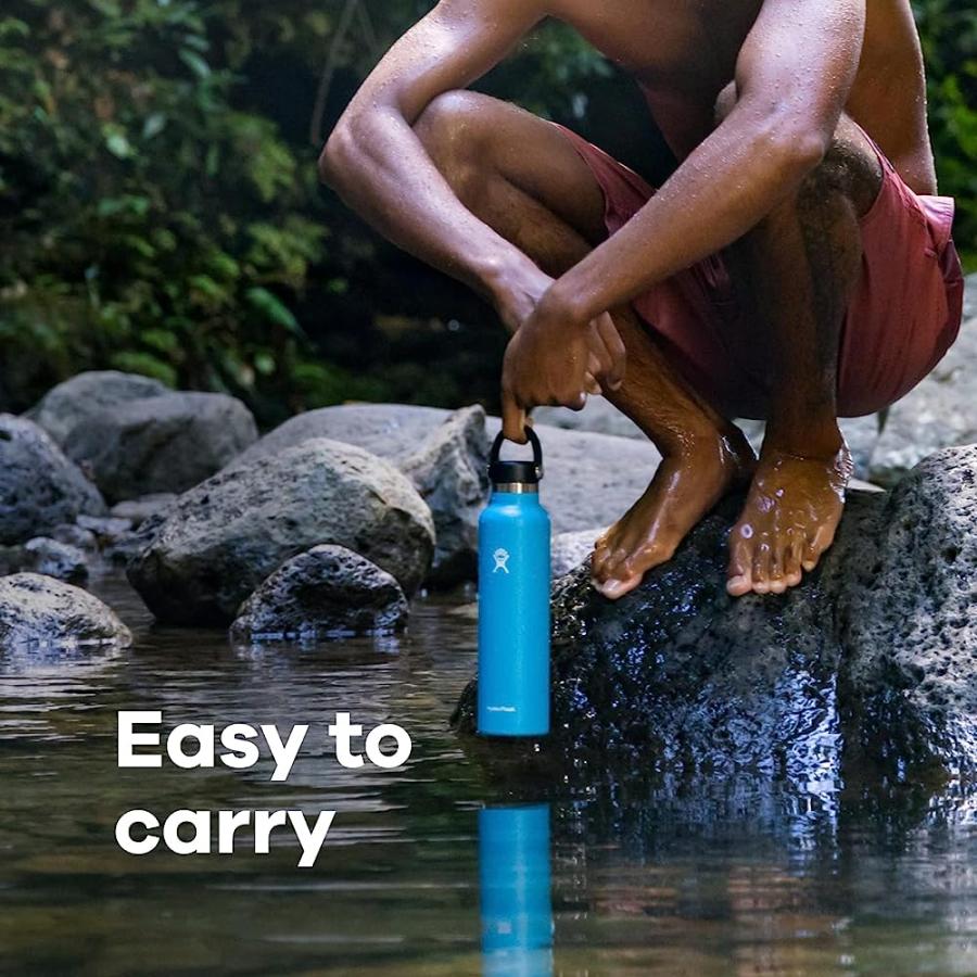 HYDRO FLASK STANDARD MOUTH FLEX STRAW CAP BLACK | HYDRO FLASK | 05