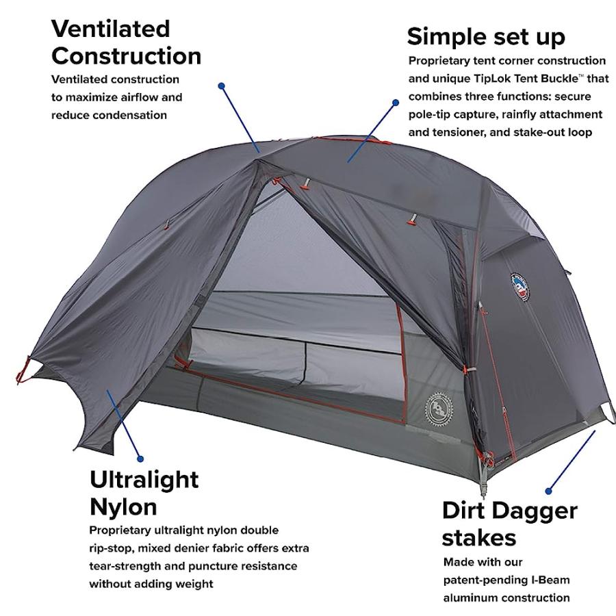 BIG AGNES COPPER SPUR HV UL1 ULTRALIGHT BIKEPACKING TENT | BIG AGNES | 02