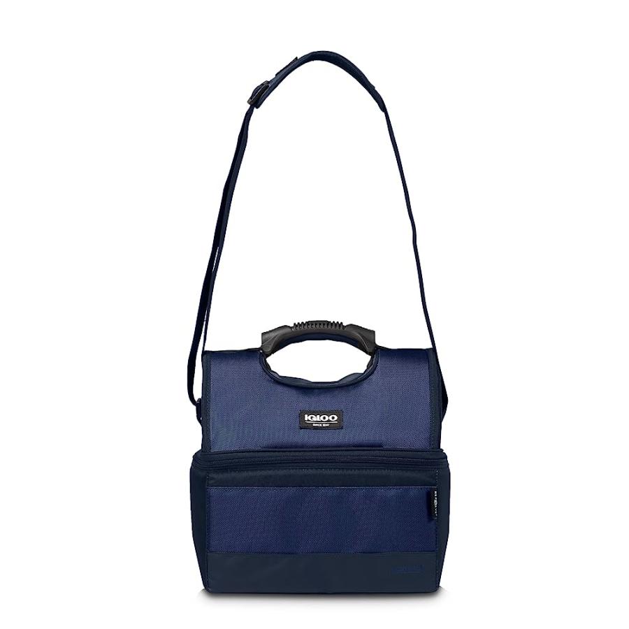 IGLOO 16-CAN SOFTSIDED INSULATED LUNCH BOX GRIPPER COOLER BAGS, BLUE | igloo | 01