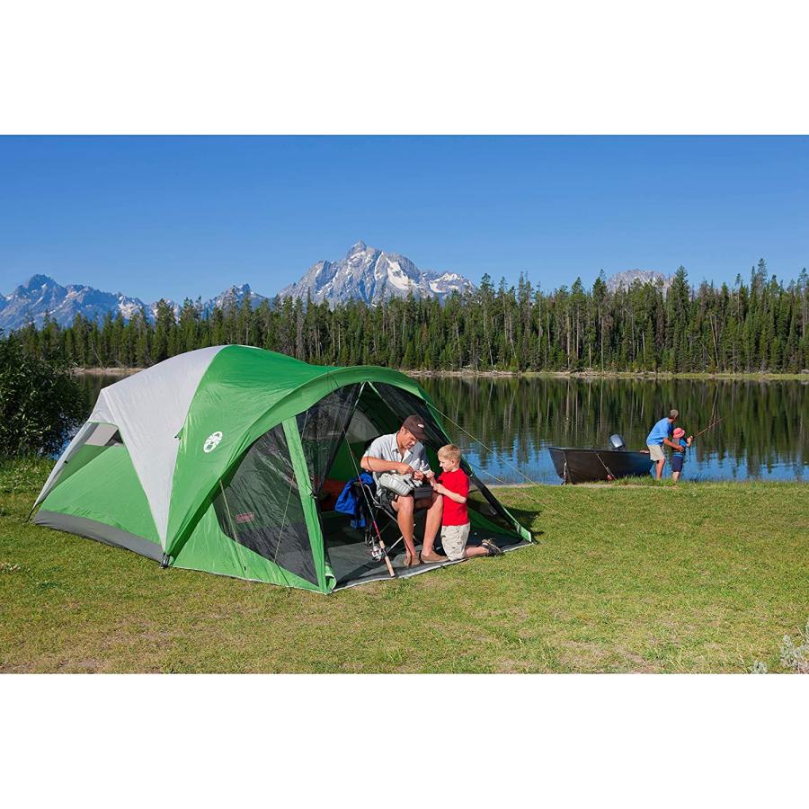 Coleman 6-Person Dome Tent with Screen Room Evanston Camping Tent with Screened-In Porch | Coleman | 04