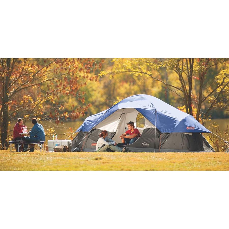 Coleman 8-Person Tent for Camping Red Canyon Car Camping Tent, Blue | Coleman | 04