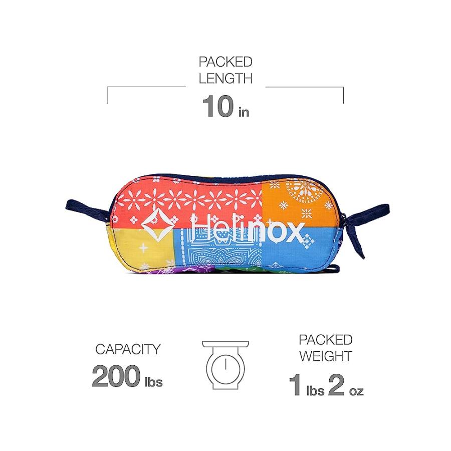 HELINOX CHAIR ONE MINI ULTRA-LIGHT, COMPACT CAMPING CHAIR, RAINBOW BANDANA | Helinox | 01