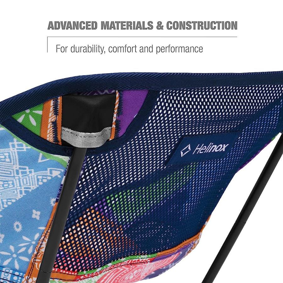 HELINOX CHAIR ONE MINI ULTRA-LIGHT, COMPACT CAMPING CHAIR, RAINBOW BANDANA | Helinox | 05