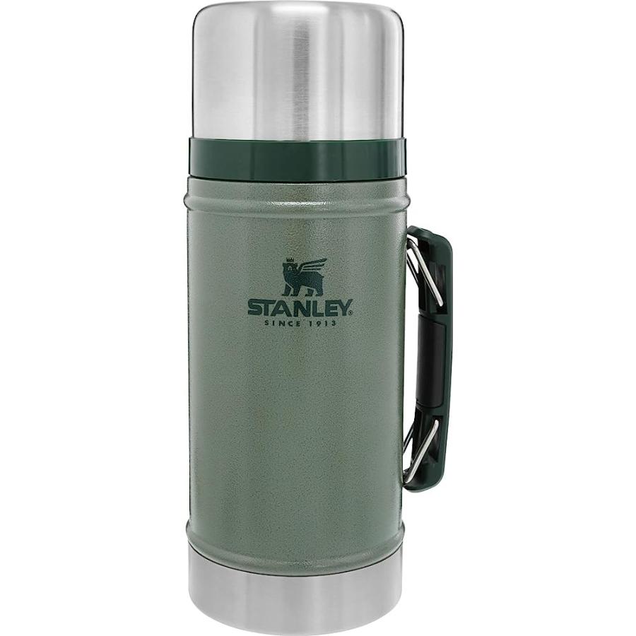 STANLEY LEGENDARY CLASSIC VACUUM INSULATED FOOD JAR HAMMERTONE GREEN 1.0QT | STANLEY