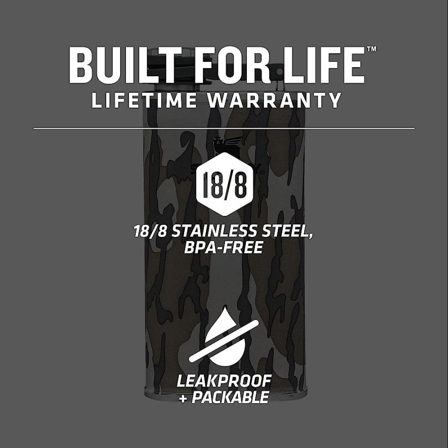 STANLEY 10-00837-240 THE EASY FILL WIDE MOUTH FLASK BOTTOMLAND 8OZ / .23L | STANLEY | 01