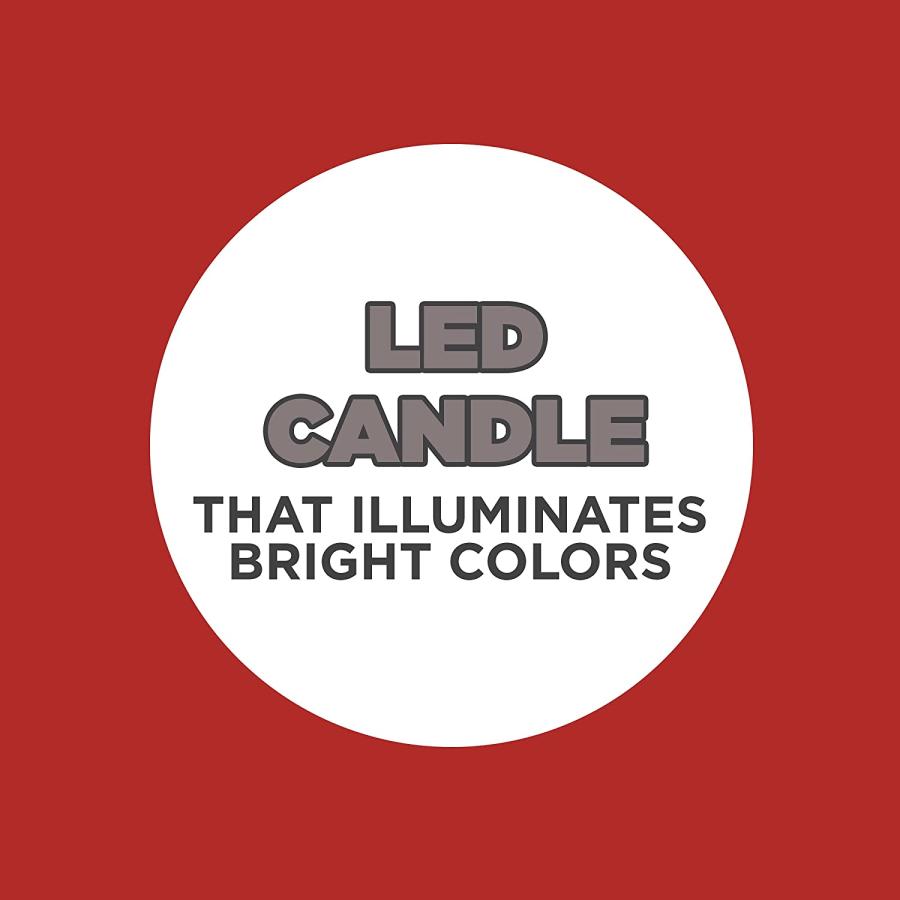 Coleman Color Changing LED Candle - Citronella Candle, Outdoor Candle - 8 oz (Boxed) | Coleman | 04