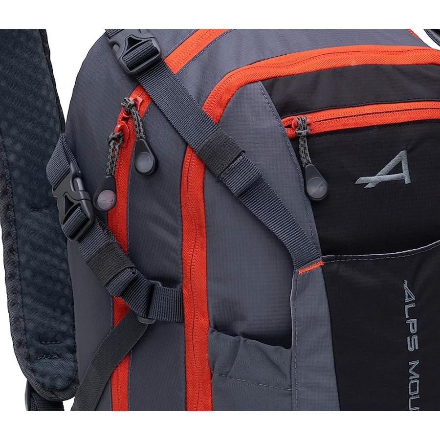 ALPS MOUNTAINEERING HYDRO TRAIL 15L BACKPACK - GRAY/CHILI | ALPS MOUNTAINEERING | 04