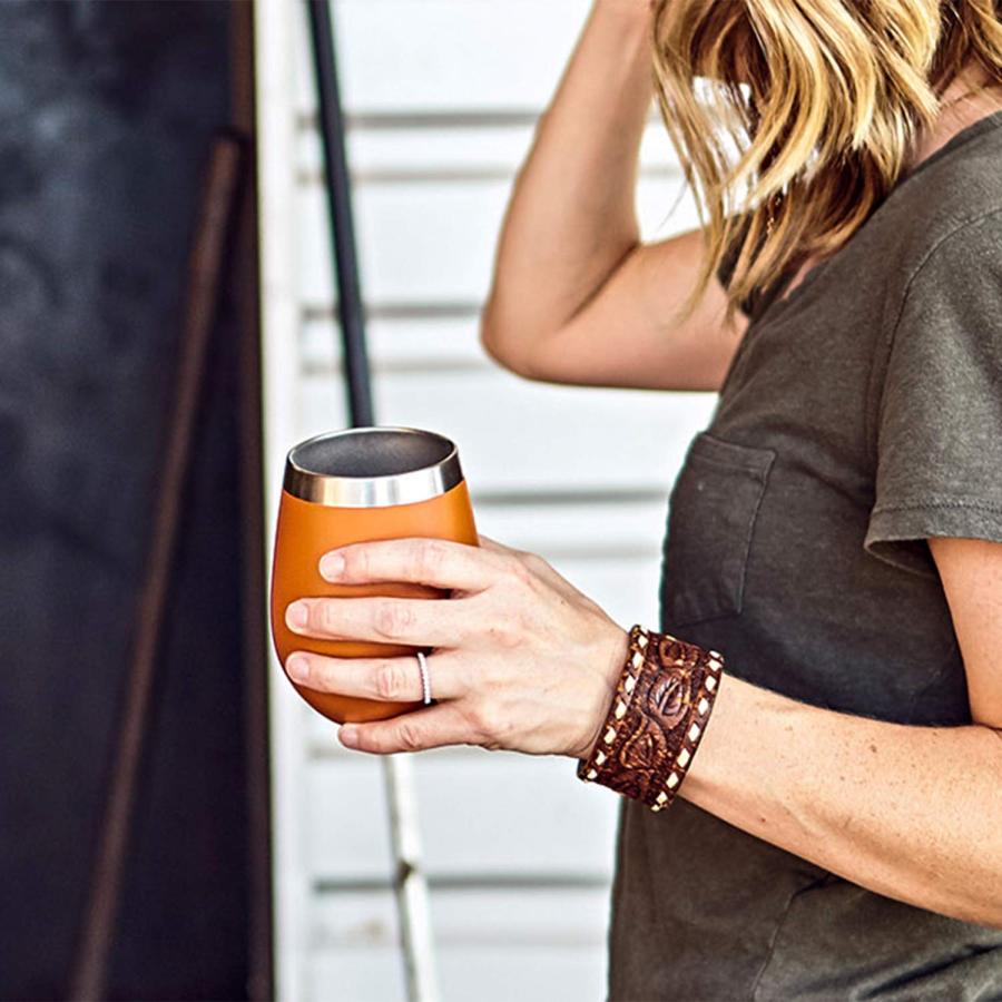 YETI Rambler 10オンス ワインタンブラー 真空断熱 ステンレス製 2個パック、クレイ | YETI | 05