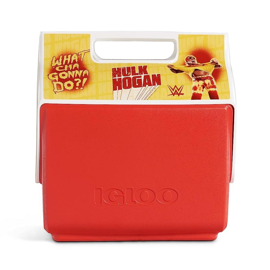 IGLOO LIMITED EDITION WWE HULK HOGAN LITTLE PLAYMATE 7 QT COOLER | igloo
