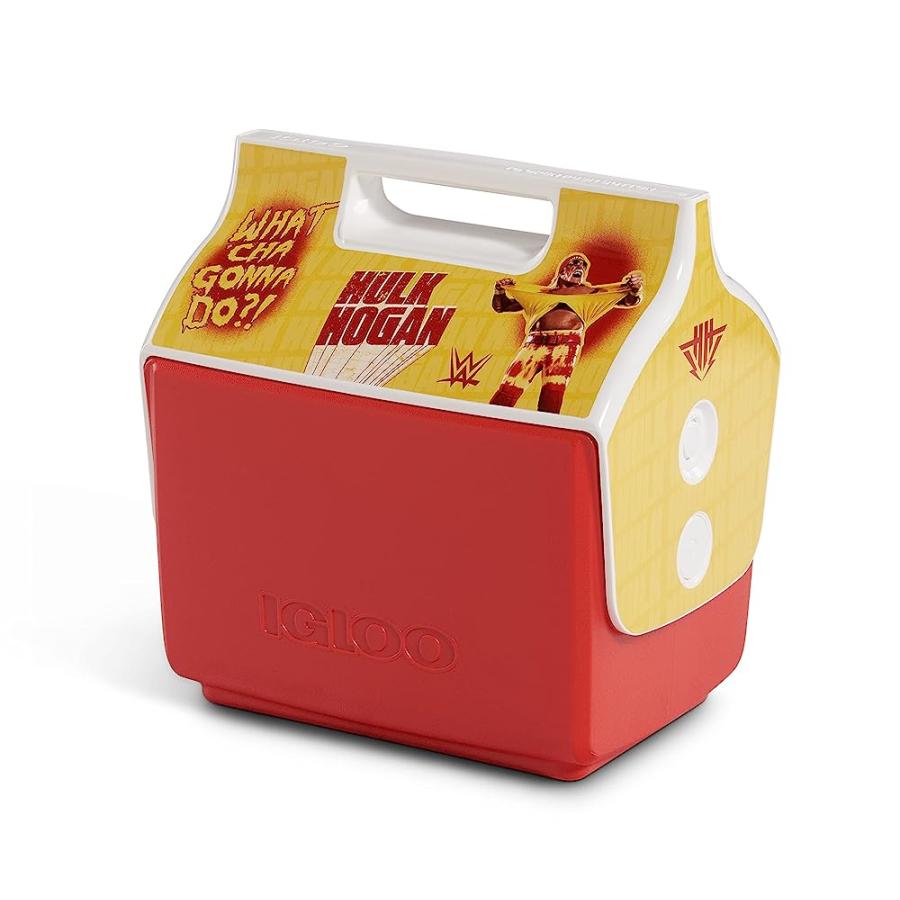 IGLOO LIMITED EDITION WWE HULK HOGAN LITTLE PLAYMATE 7 QT COOLER | igloo | 02