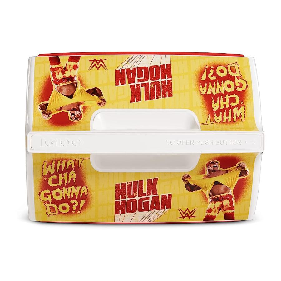 IGLOO LIMITED EDITION WWE HULK HOGAN LITTLE PLAYMATE 7 QT COOLER | igloo | 04
