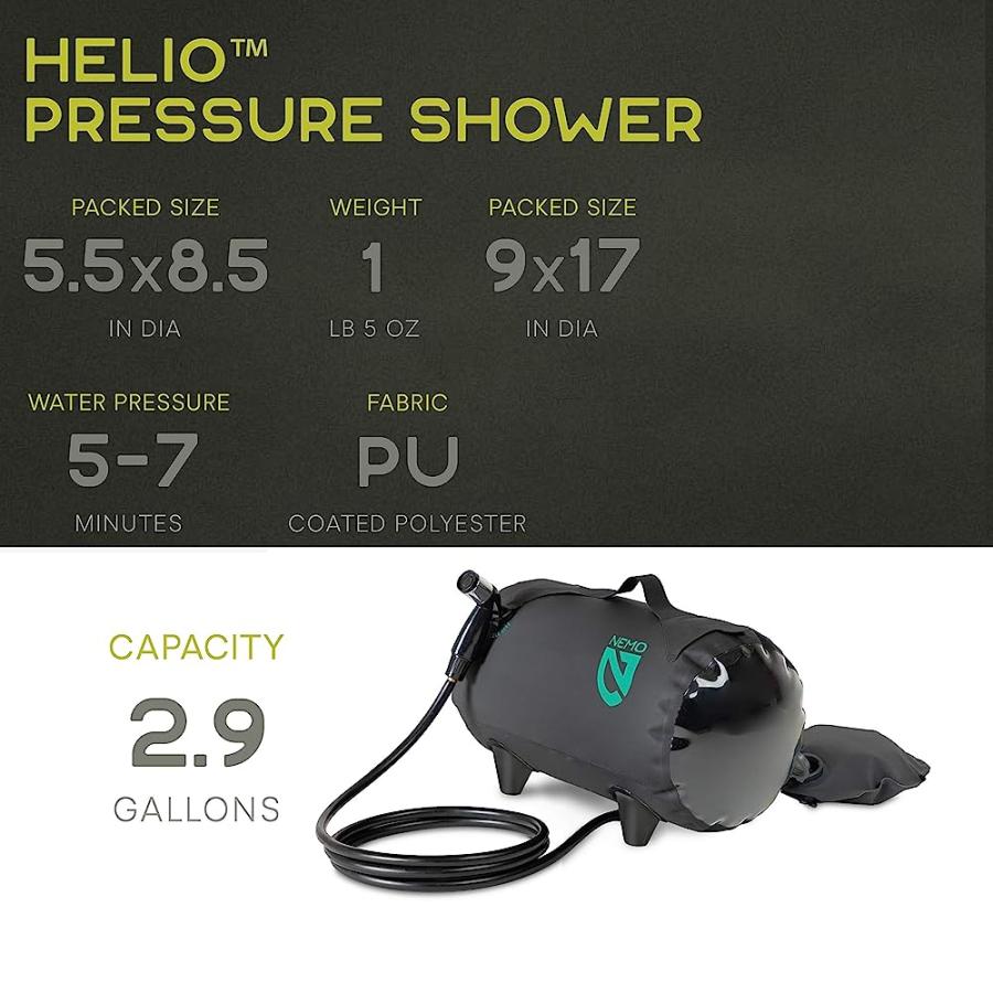 NEMO HELIO PRESSURE SHOWER (DARK VERGLAS) | NEMO | 04