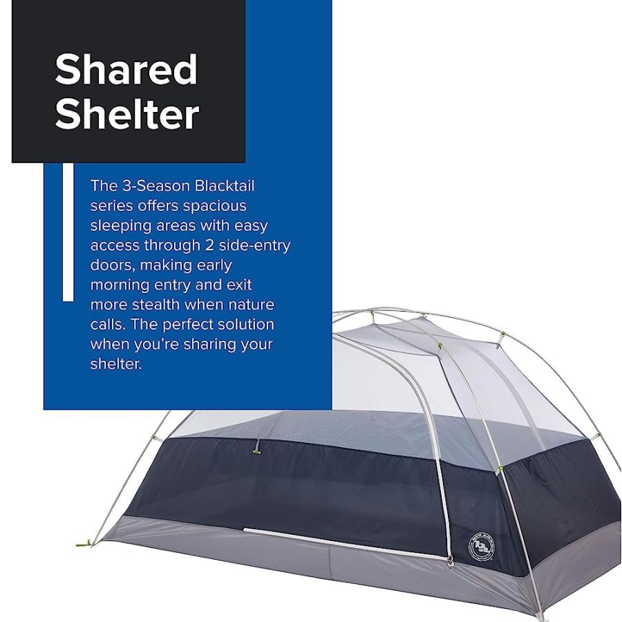 BIG AGNES BLACKTAIL BACKPACKING & CAMPING TENT, 2 PERSON | BIG AGNES | 01