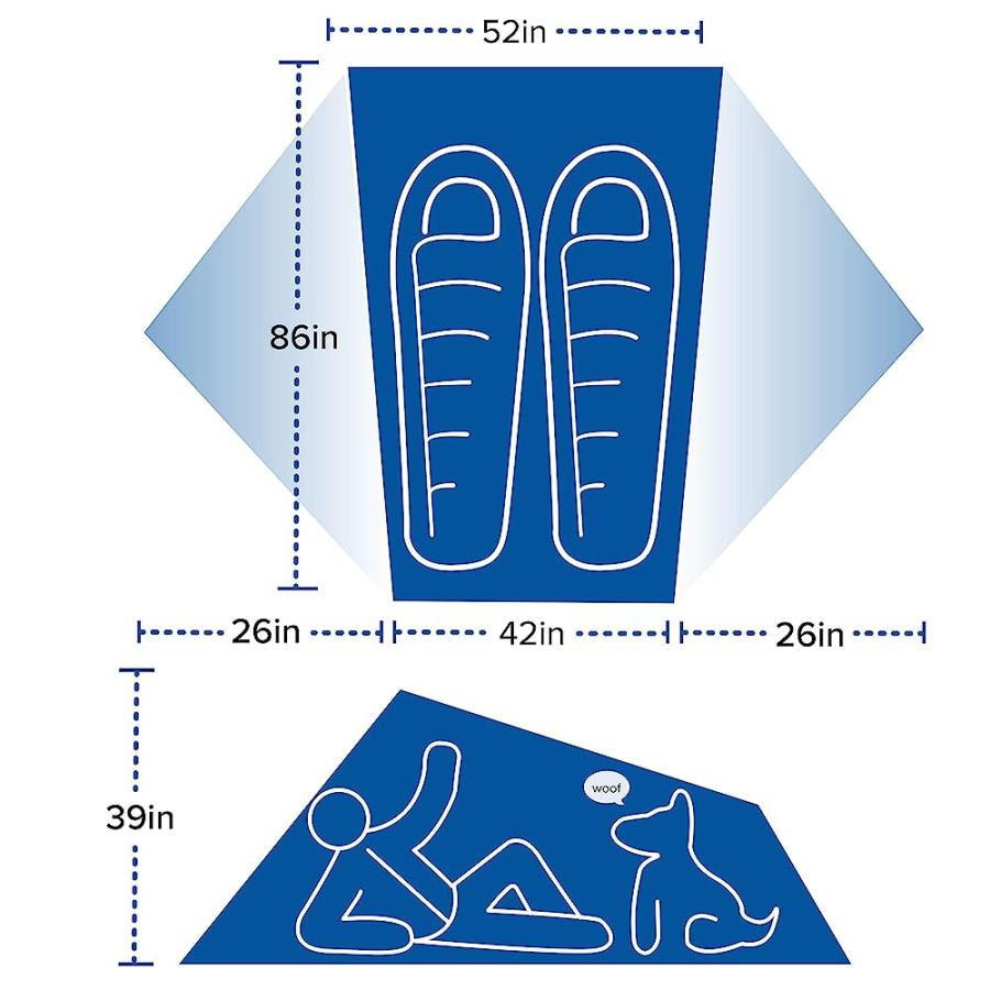 BIG AGNES BLACKTAIL BACKPACKING & CAMPING TENT, 2 PERSON | BIG AGNES | 05