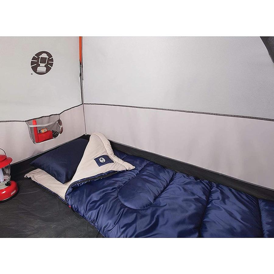 Coleman Sleeping Bag Cold-Weather 20°F Brazos Sleeping Bag, Navy, 10" x 17.8" x 10.4" | Coleman | 01