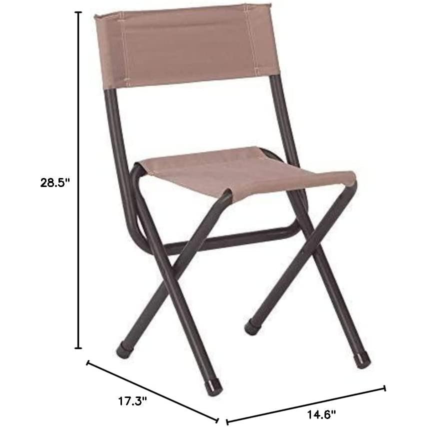 Coleman Folding Camp Chair Woodsman II Portable Outdoor Chair, 17" x 17.5" | Coleman | 05