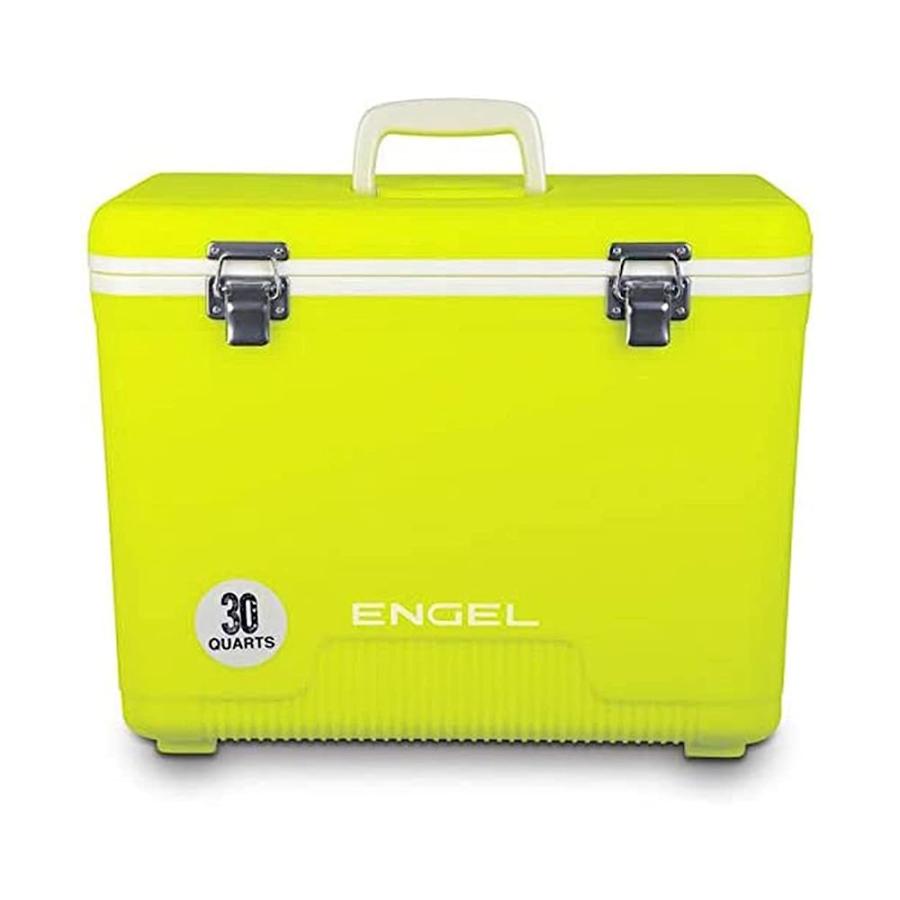 ENGEL UC30 30QT LEAK-PROOF, AIR TIGHT, DRYBOX COOLER AND HARD SHELL LUNCHBOX FOR MEN AND WOMEN IN YELLOW HIGH-VISIBILITY | 