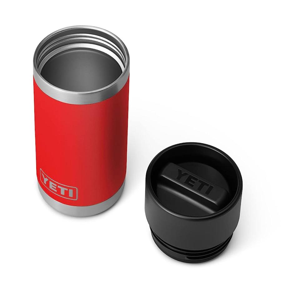 YETI RAMBLER 12 OZ BOTTLE, STAINLESS STEEL, VACUUM INSULATED, WITH HOT SHOT CAP, RESCUE RED | YETI | 02