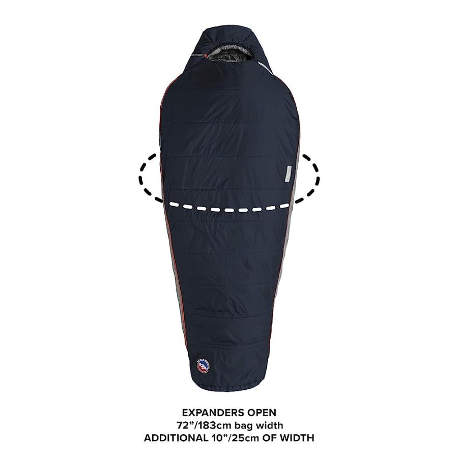 BIG AGNES TORCHLIGHT CAMP 35 SLEEPING BAG (FIRELINE PRO) LONG LEFT | BIG AGNES | 03
