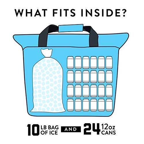 BISON COOLERS BLUE 24 CAN SOFT SIDED INSULATED COOLER BAG | MADE IN THE USA | BISON（アウトドア） | 01